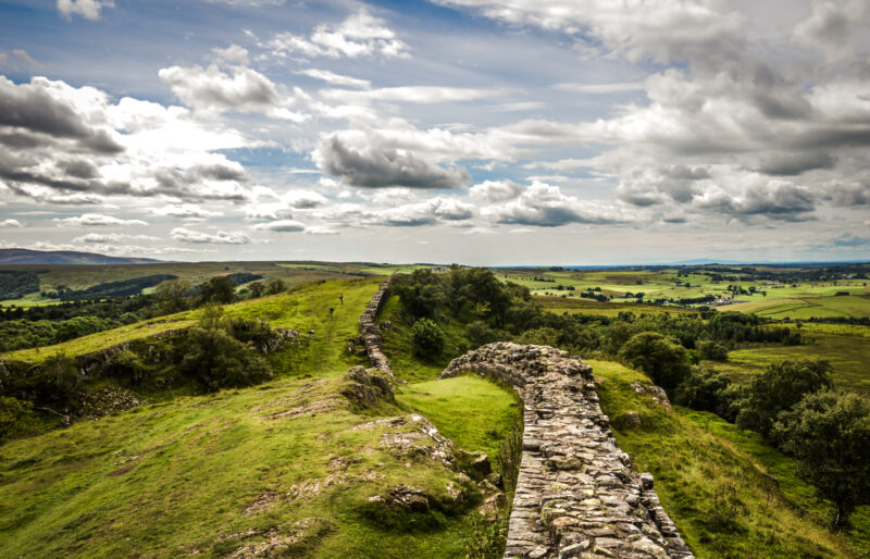 Mur d'Hadrien en Ecosse