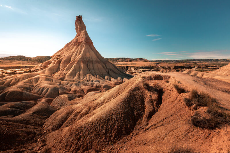 Désert de Bardenas Reales, badlands situés en Espagne