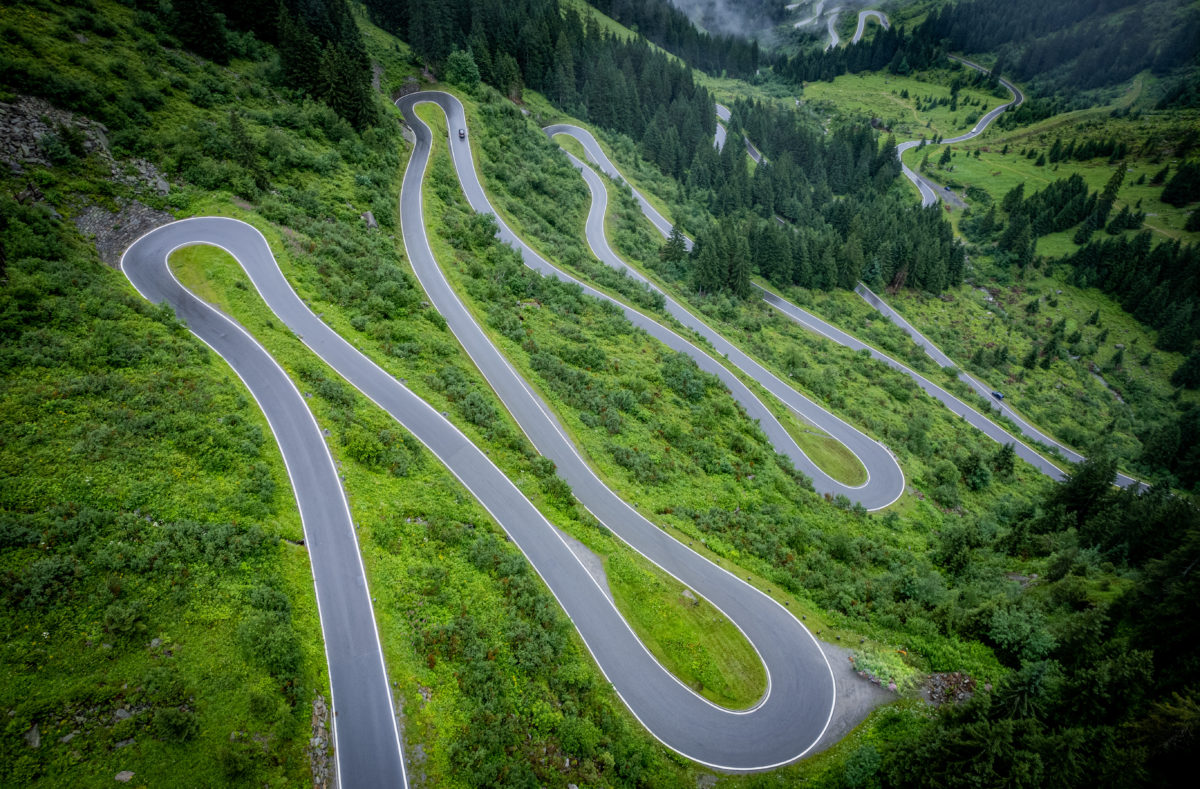 Silvretta High Alpine Road en Autriche