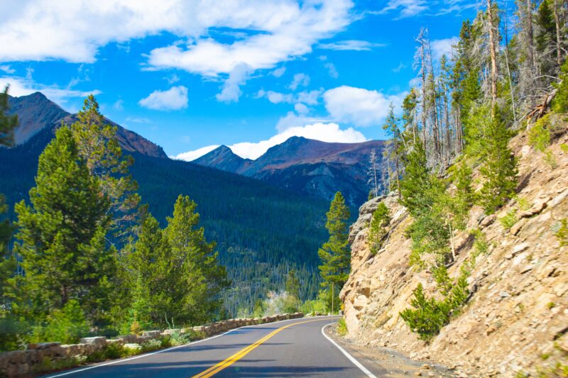 Rocky Mountain National Park Colorado Scenic Drive, route panoramique, Ouest USA