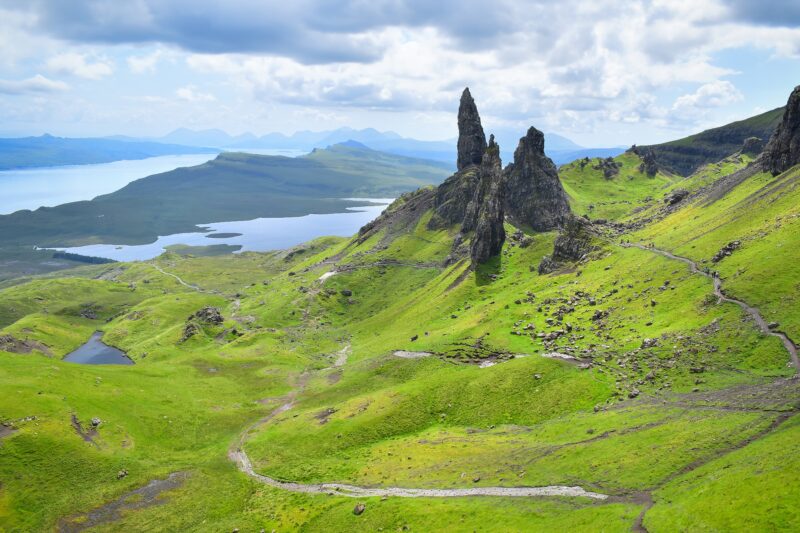 Old Man of Storr sur l'île de Skye en Ecosse