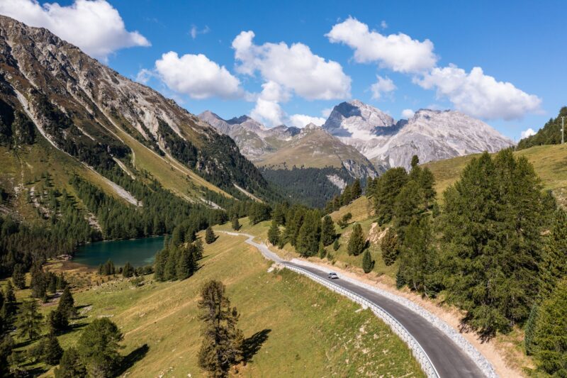 Col de l'Albula, aux Grisons, Suisse