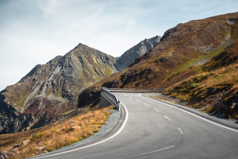 Col de Flüela, aux Grisons, Suisse