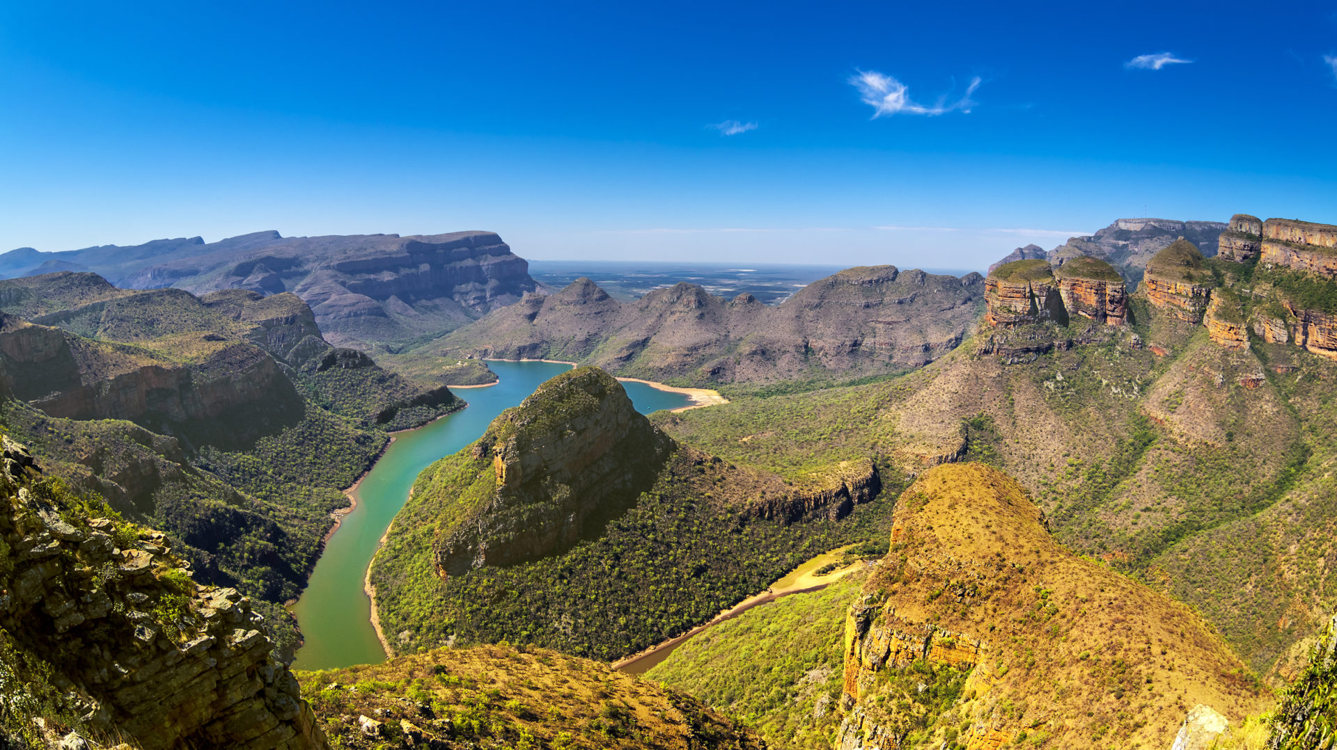 Route panoramique, Blyde River Canyon et Les Trois Rondavels, voyage en Afrique du Sud