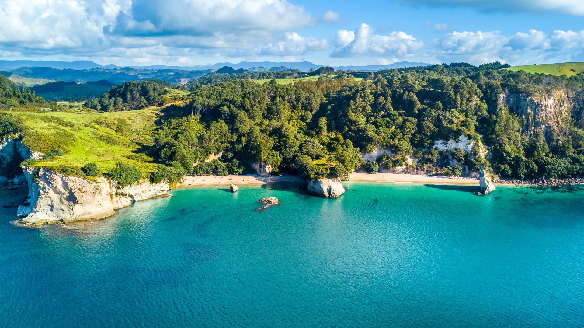 Plage de Coromandel, Nouvelle-Zélande