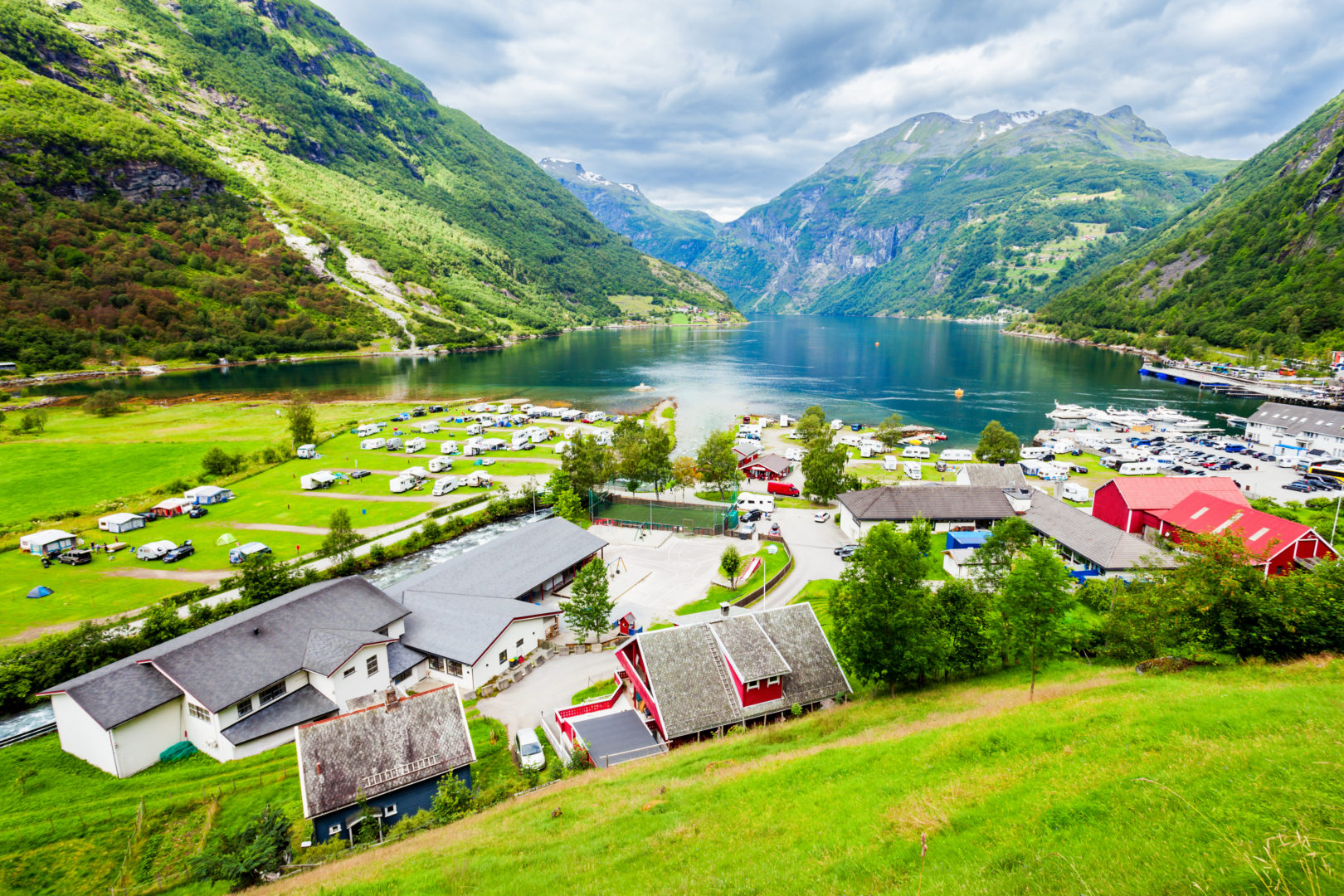 Geiranger région de Sunnmore en Norvège, dans le Geirangerfjord