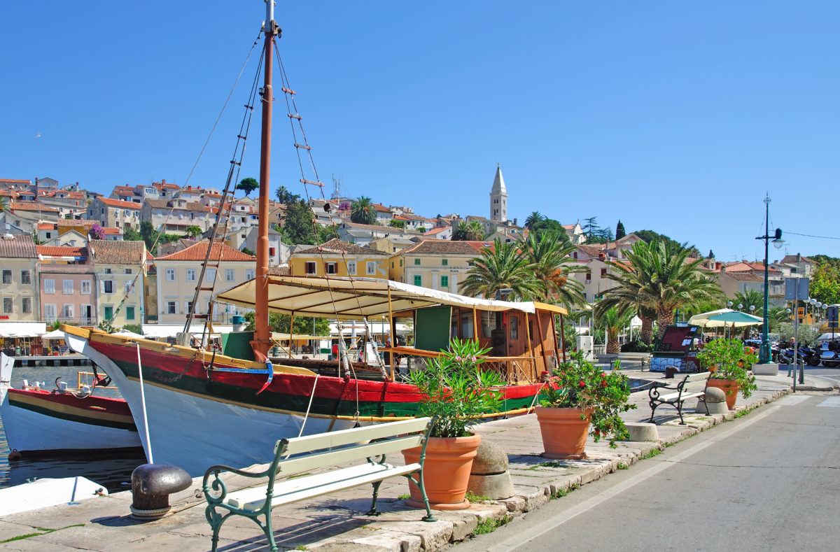 port de mali losinj, croatie