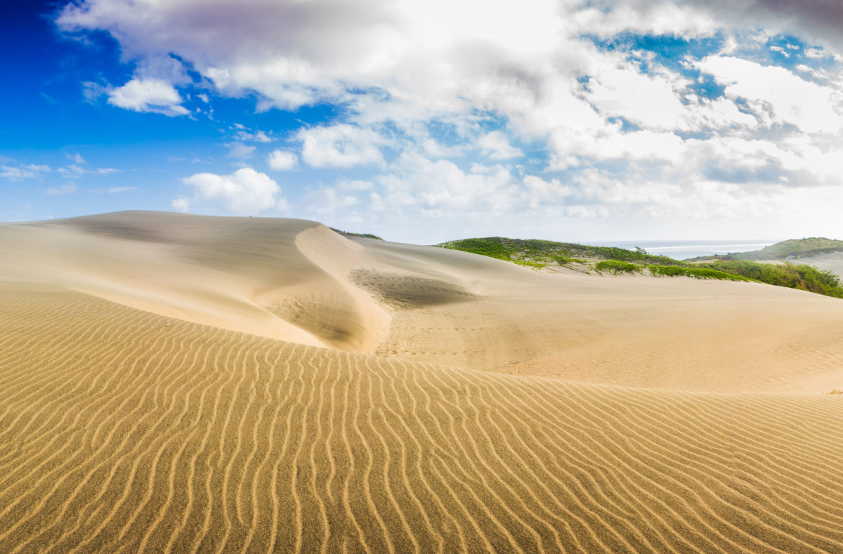 Dunes de sable à Sigatoka, île de Viti Levu, Fidji, Pacifique Sud