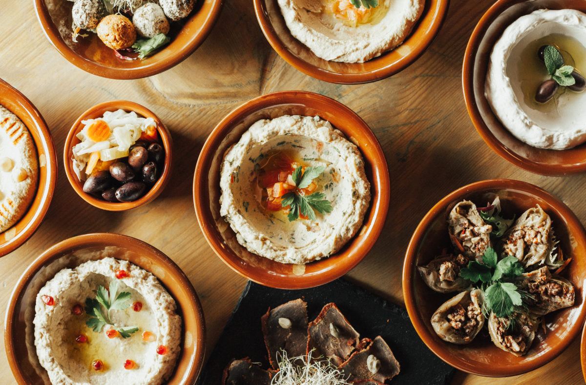 Spécialités de mezzes gastronomie locale en Jordanie