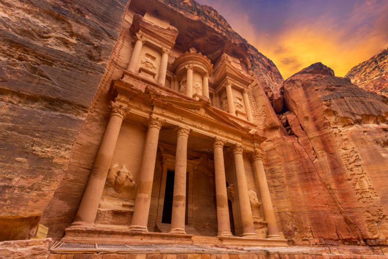 Pétra en Jordanie