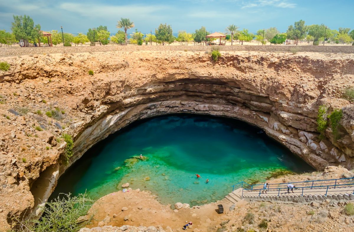 Bimah Sinkhole à Oman