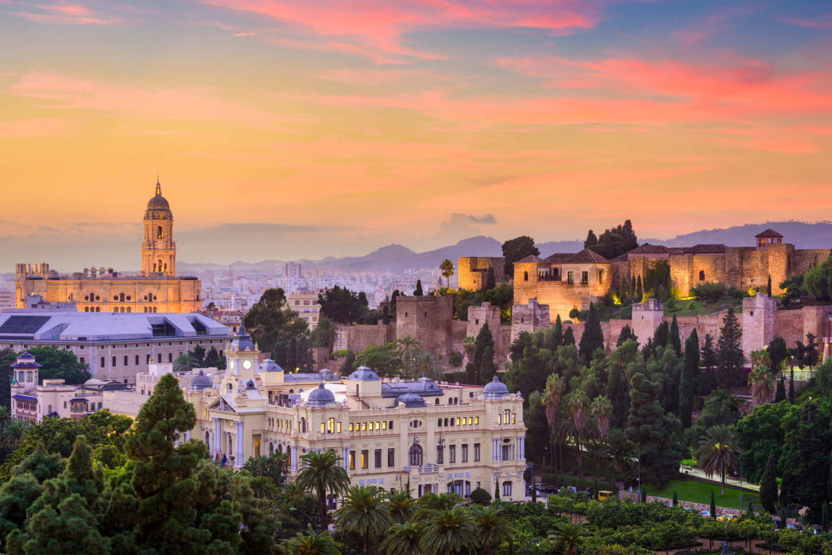 Malaga, vieille ville d'Espagne en Andalousie