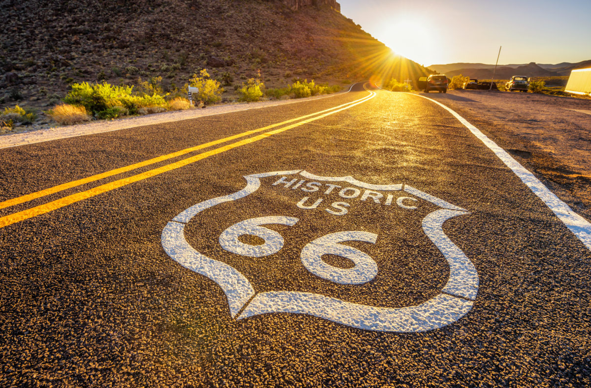 Historique Route 66, Ouest USA