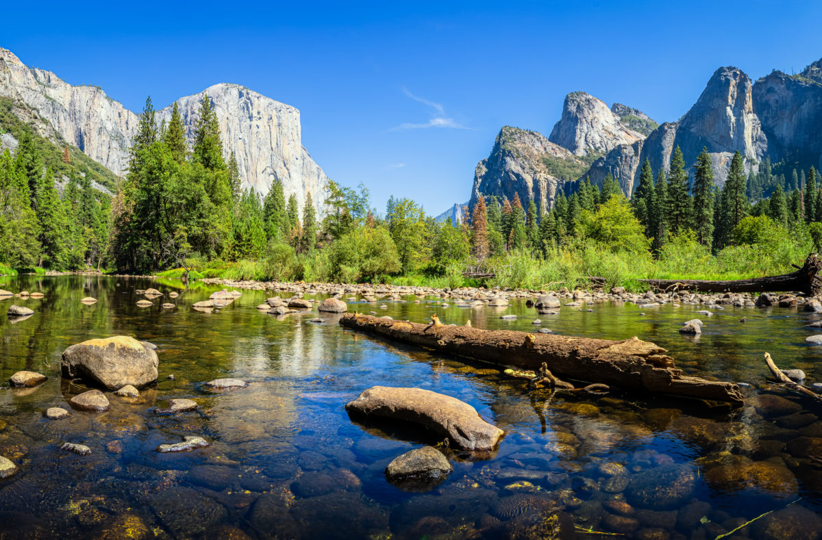 Vallée de Yosemite et El Capitan, Californie, USA