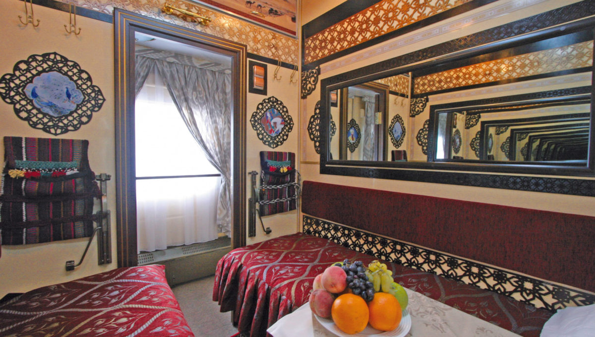 Cabine catégorie Aladin dans l'Orient Silk Road Express, voyage sur la Route de la Soie