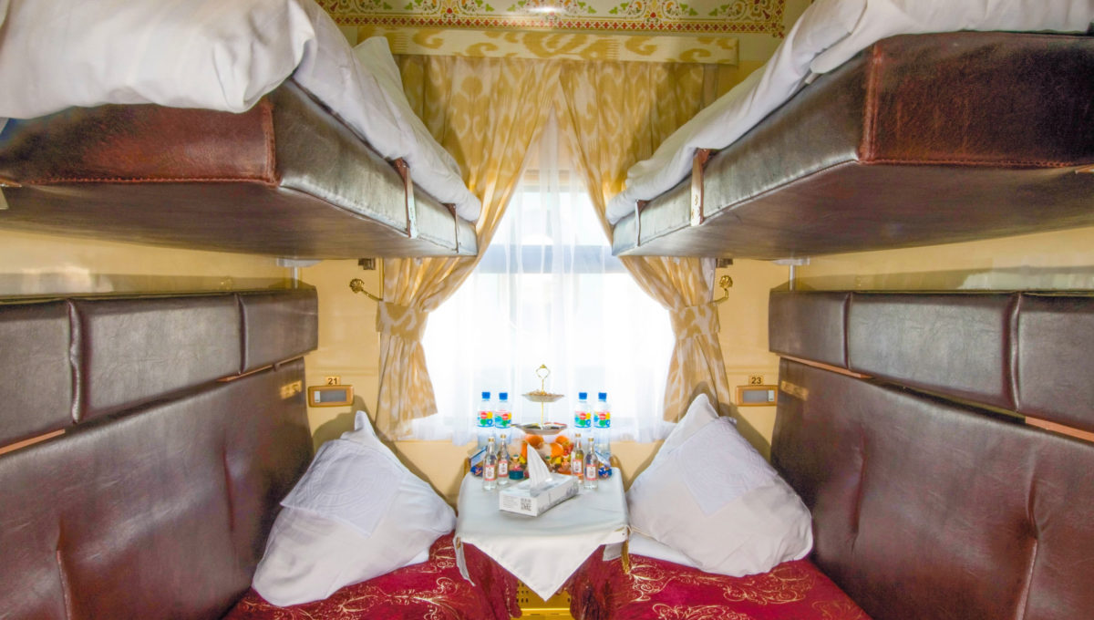 Cabine Habibi dans l'Orient Silk Road Express, voyage sur la Route de la Soie