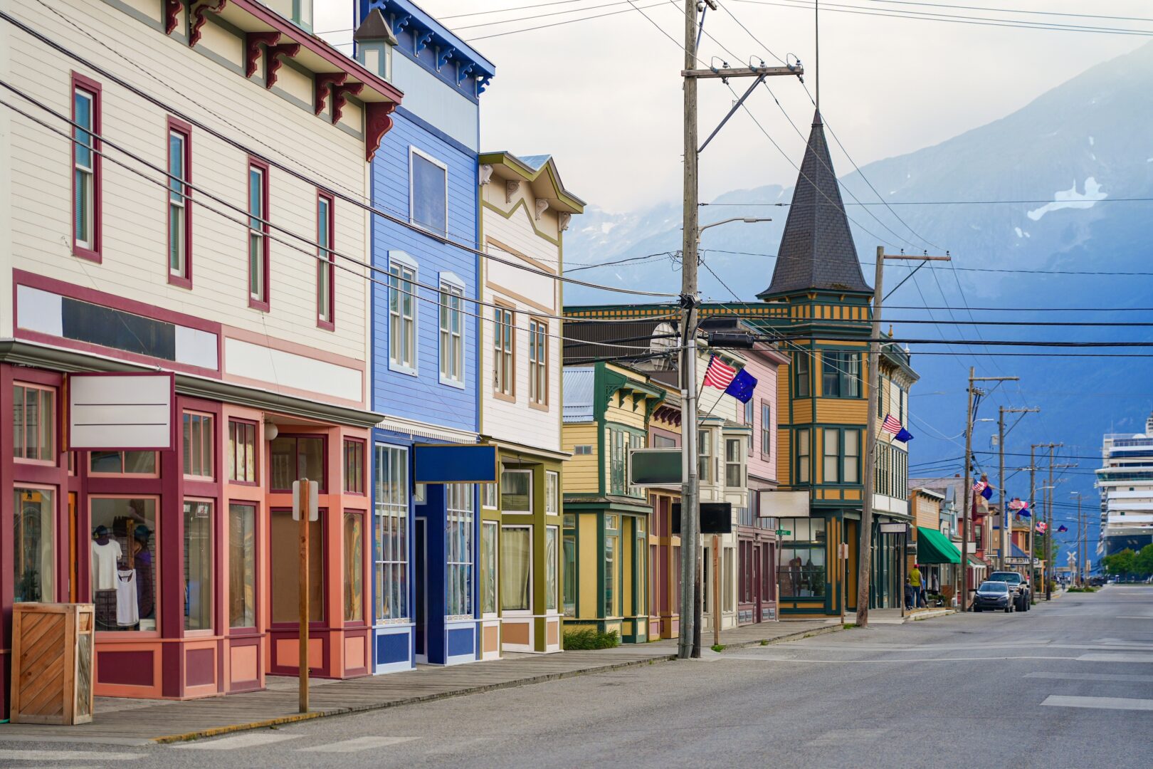 Centre-ville de Skagway, Alaska