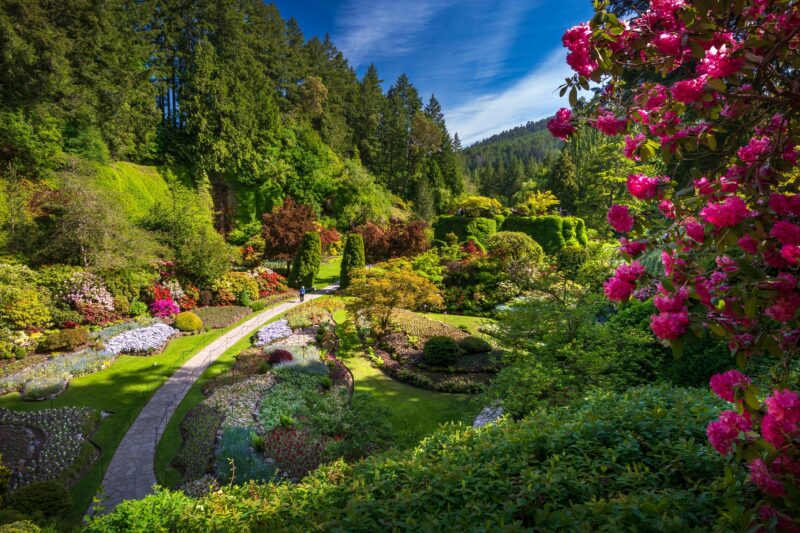 Jardins Butchart à Victoria en Colombie-Britannique