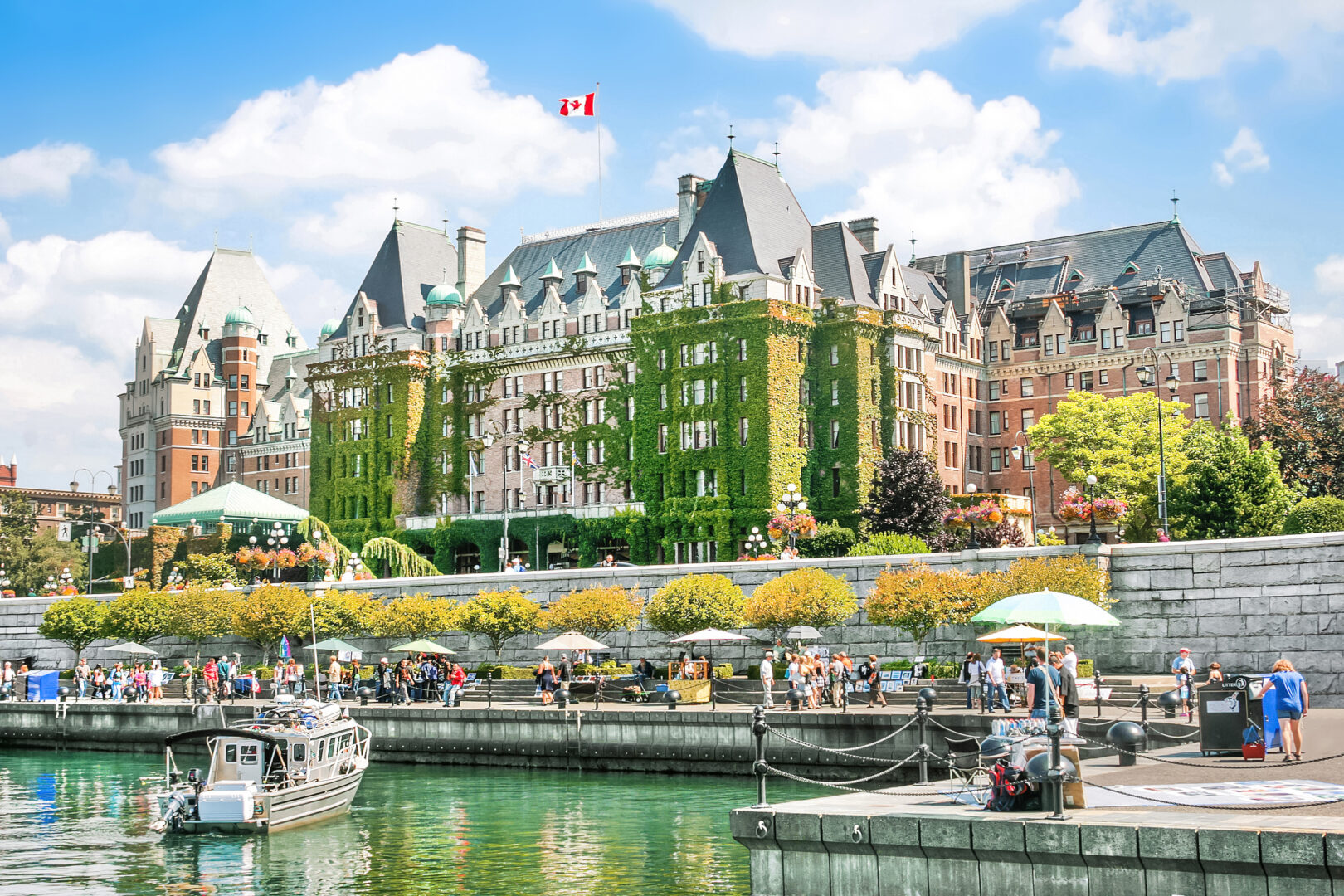 Port intérieur de Victoria, île de Vancouver, Colombie-Britannique, Canada