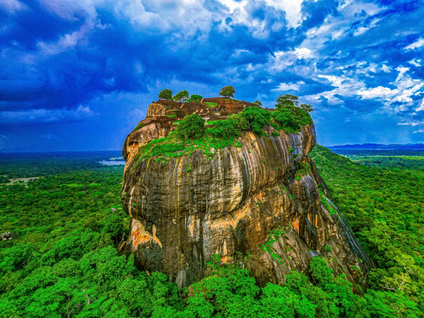 Rocher du Lion de Sigiriya au Sri Lanka