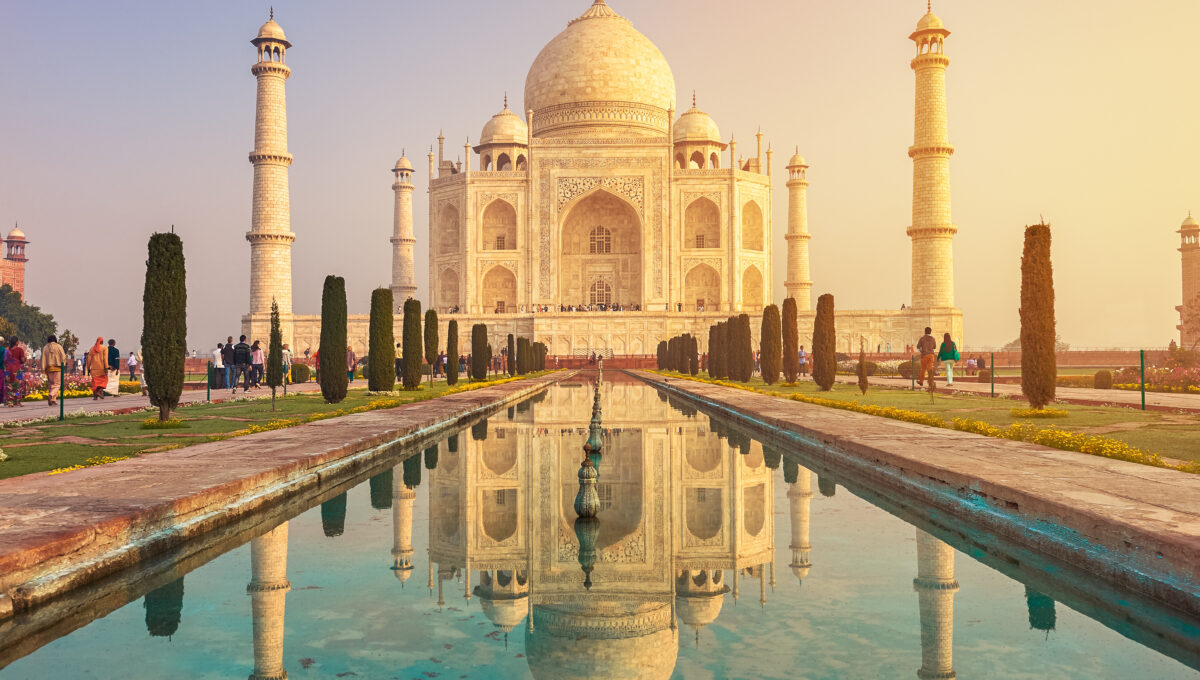 Tah Mahal à visiter lors du voyage en groupe en Inde