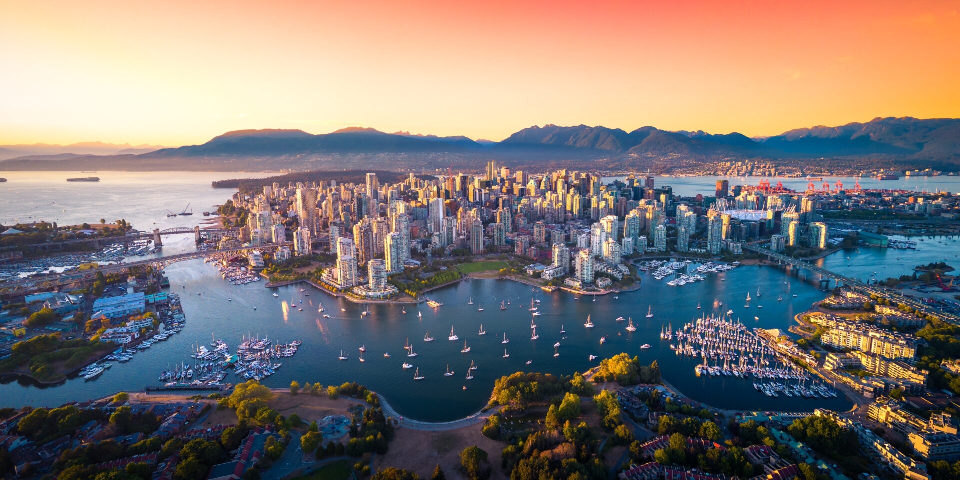 Vue sur Vancouver, Ouest Canada