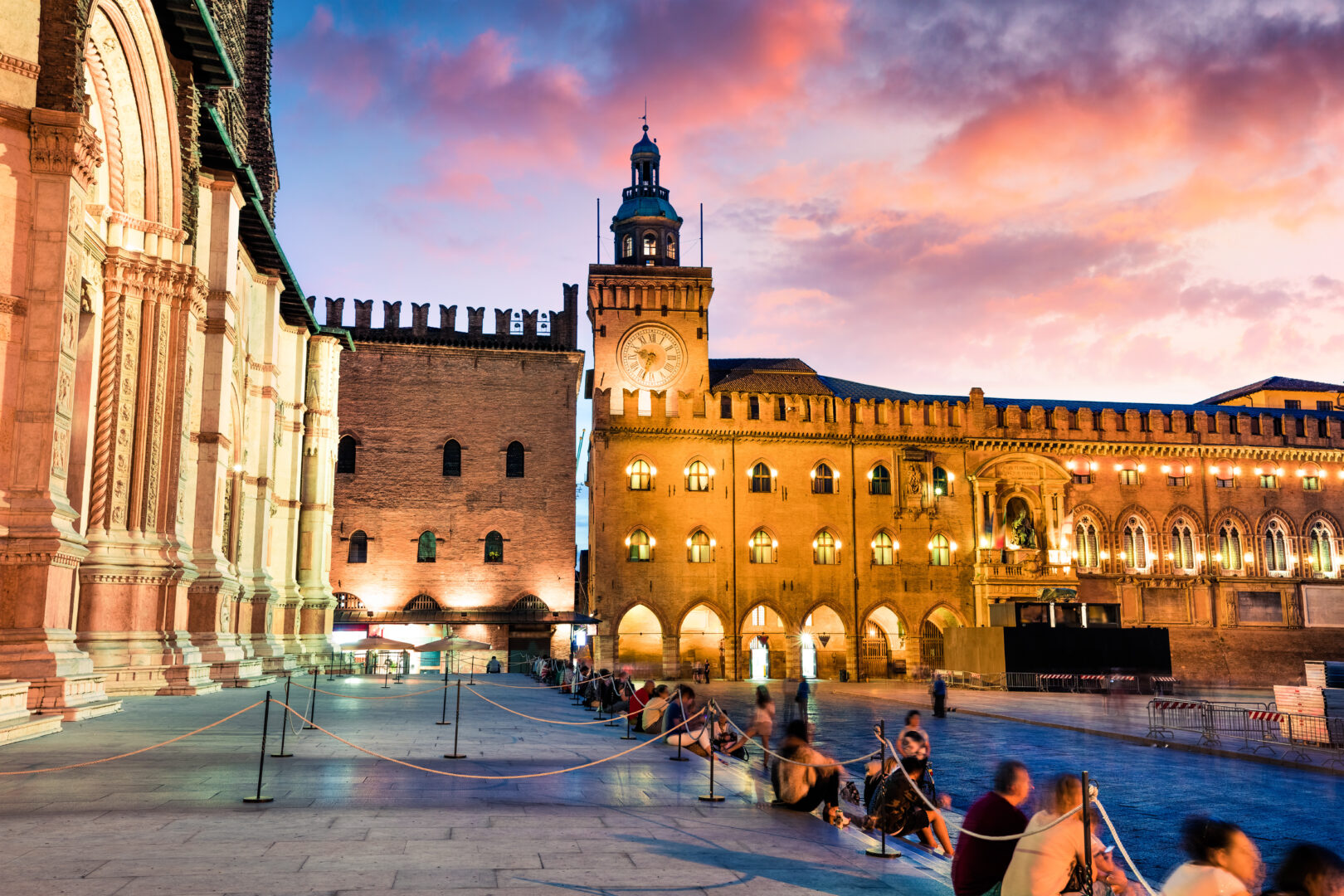 Palazzo d'Accursio à Bologne, Italie