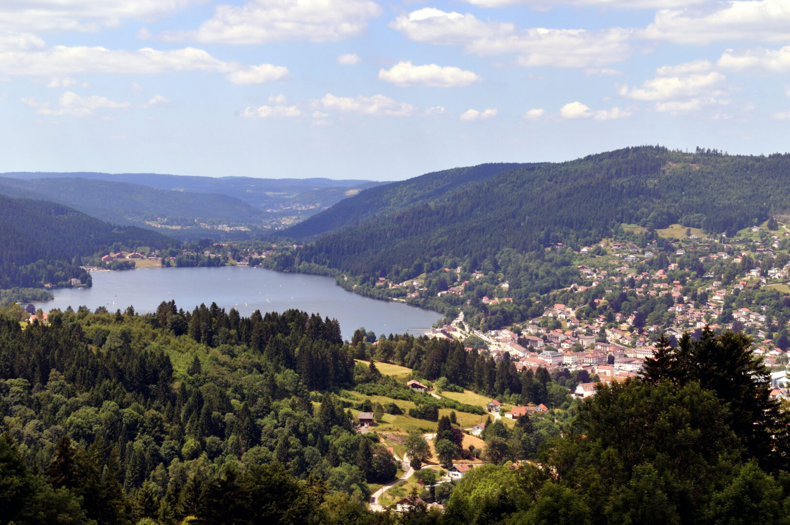 Lac de Gérardmer dans les Vosges, France