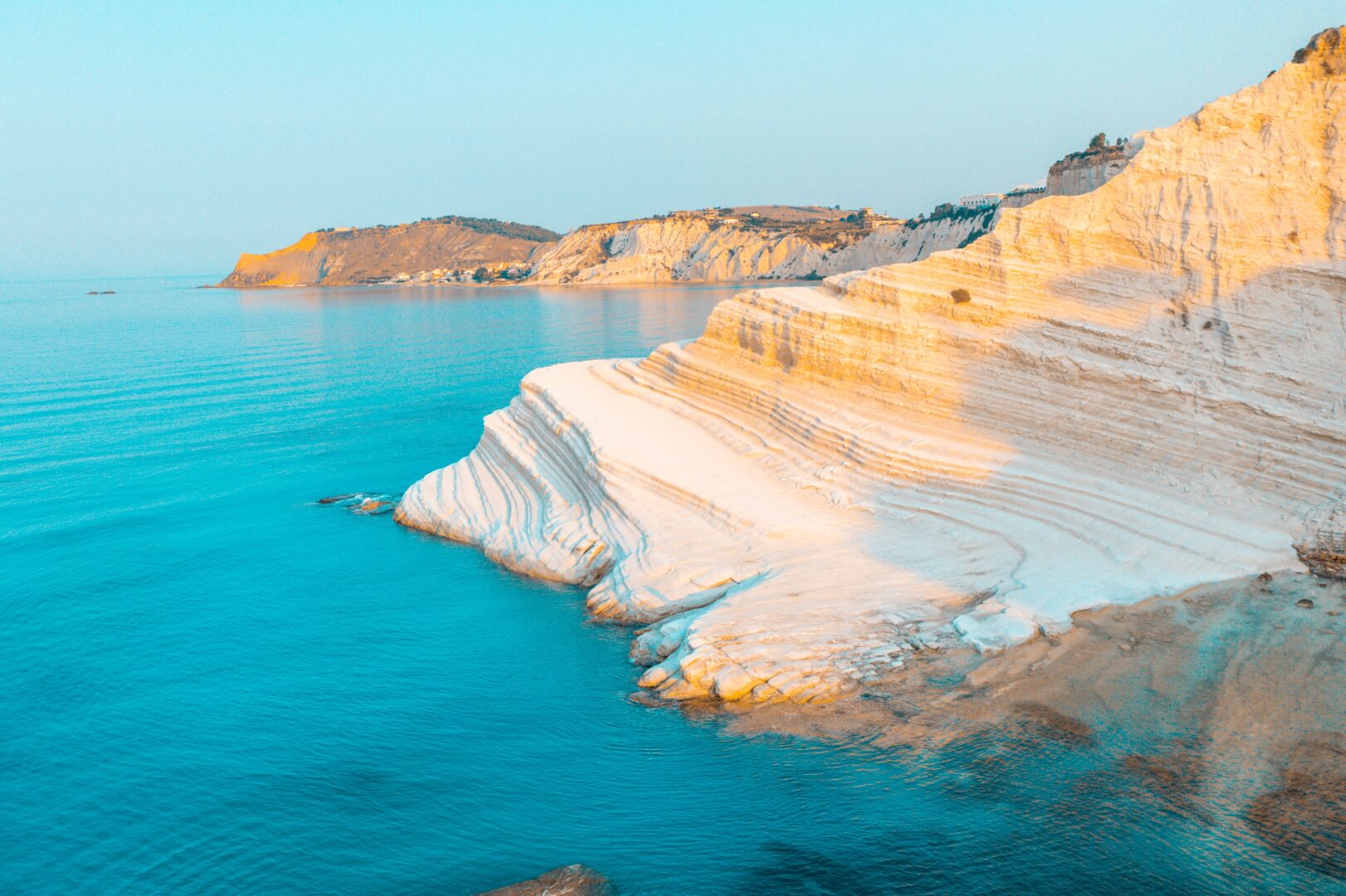 Scala dei turchi à Agrigente, Sicile