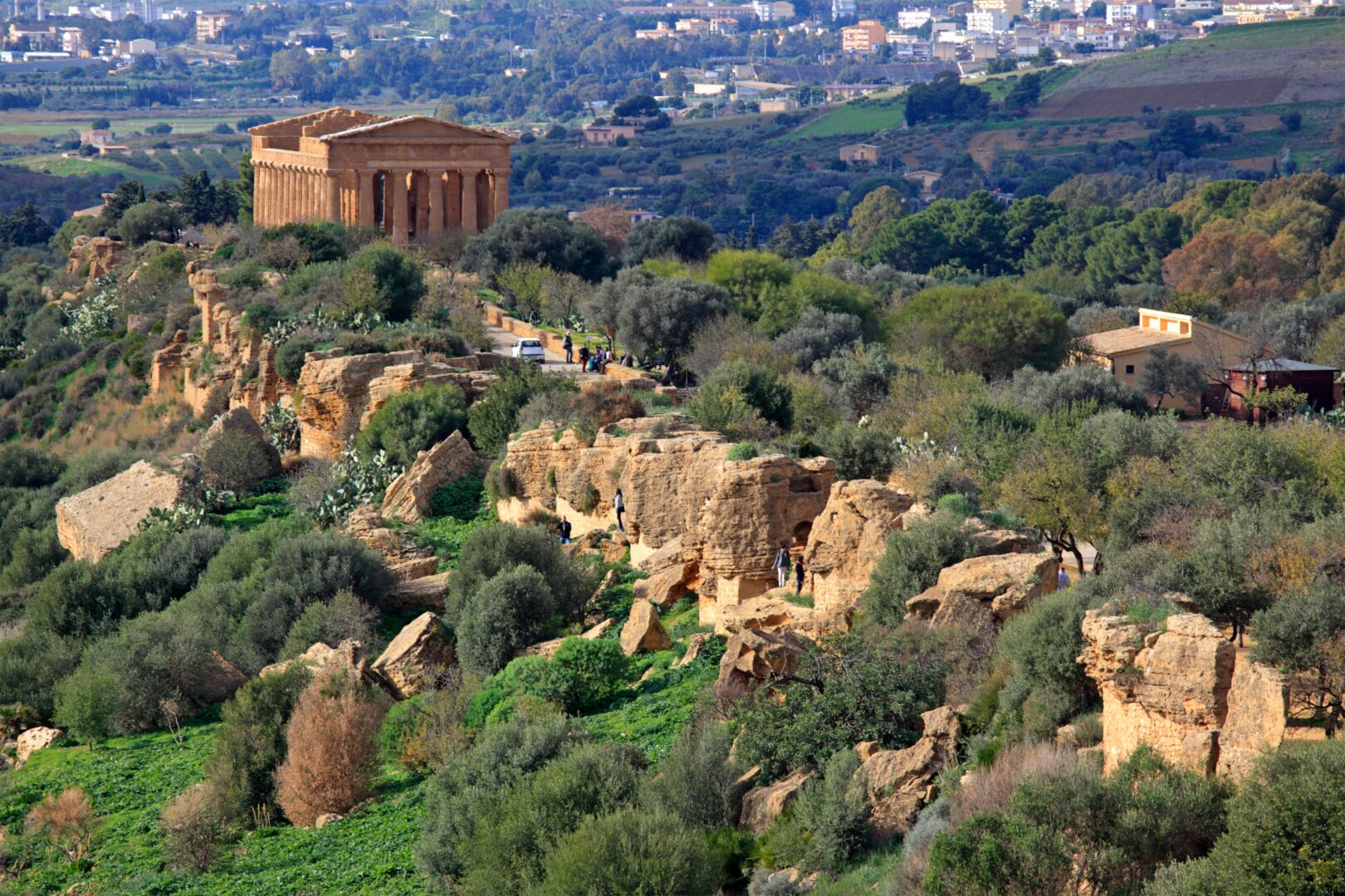 Temple de Concordia à la Vallée des Temples, Agrigente, Sicile, Italie