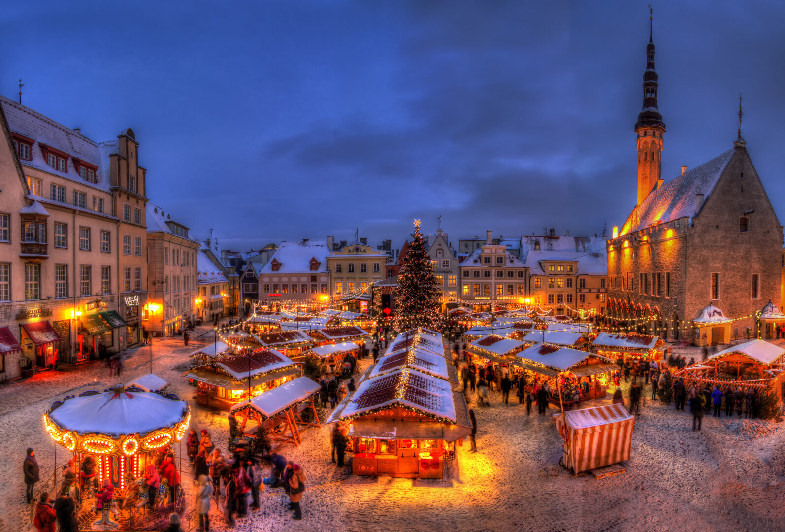 Marché de Noël à Tallinn, Estonie