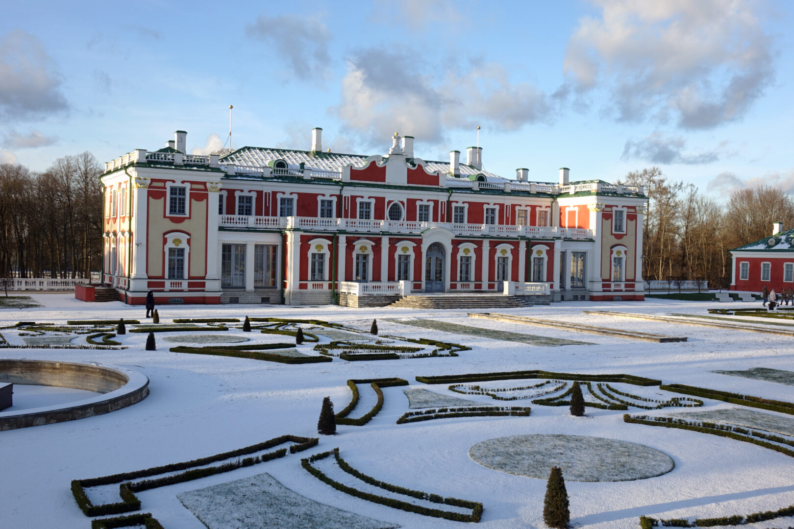 Palais Kadriorg à Tallinn en hiver, Estonie