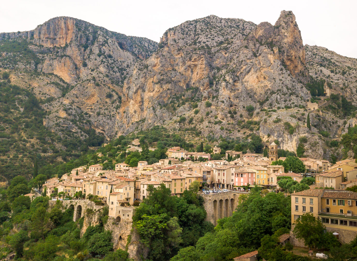 Moustiers-Sainte-Marie en Provence, Sud de la France