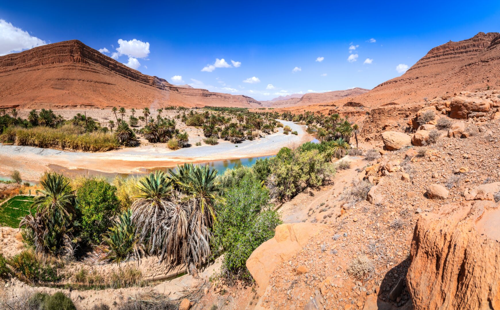 Vallée de Ziz, montagnes du Haut Atlas, Maroc