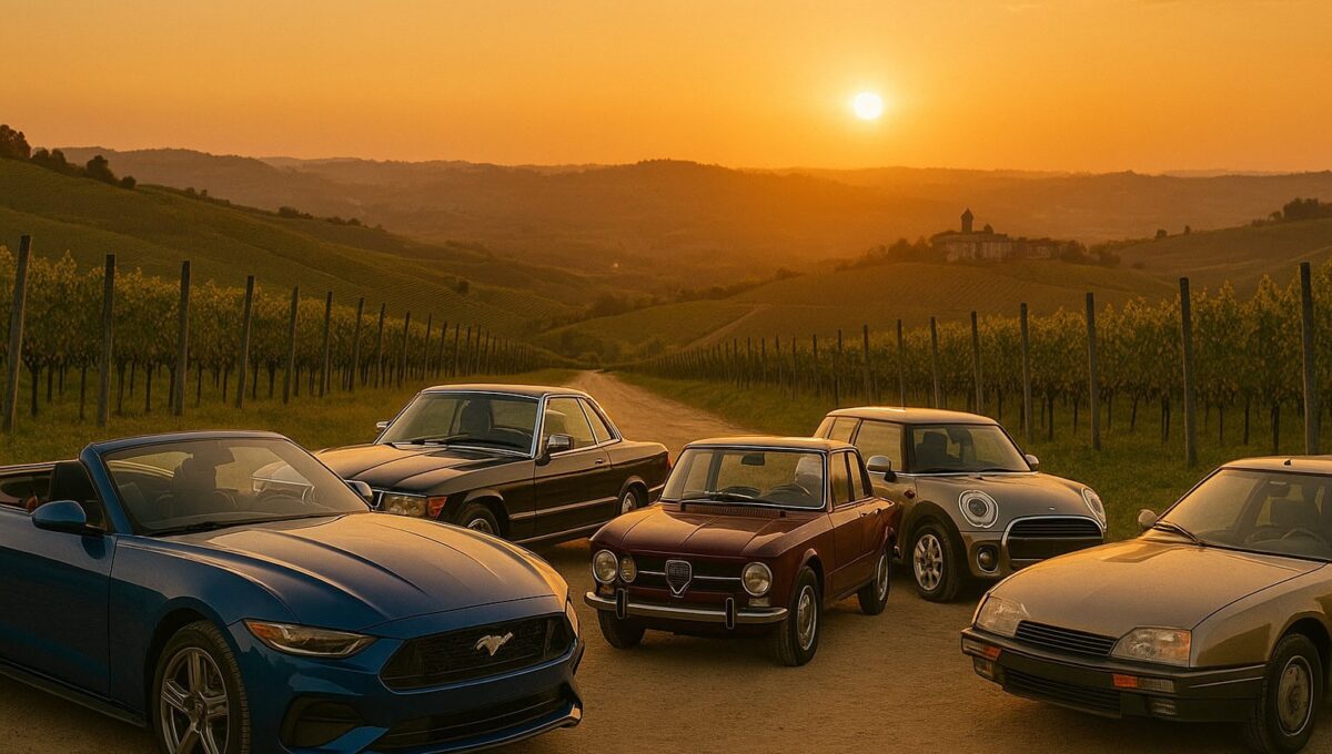 Road trip au Piémont en voiture de collection