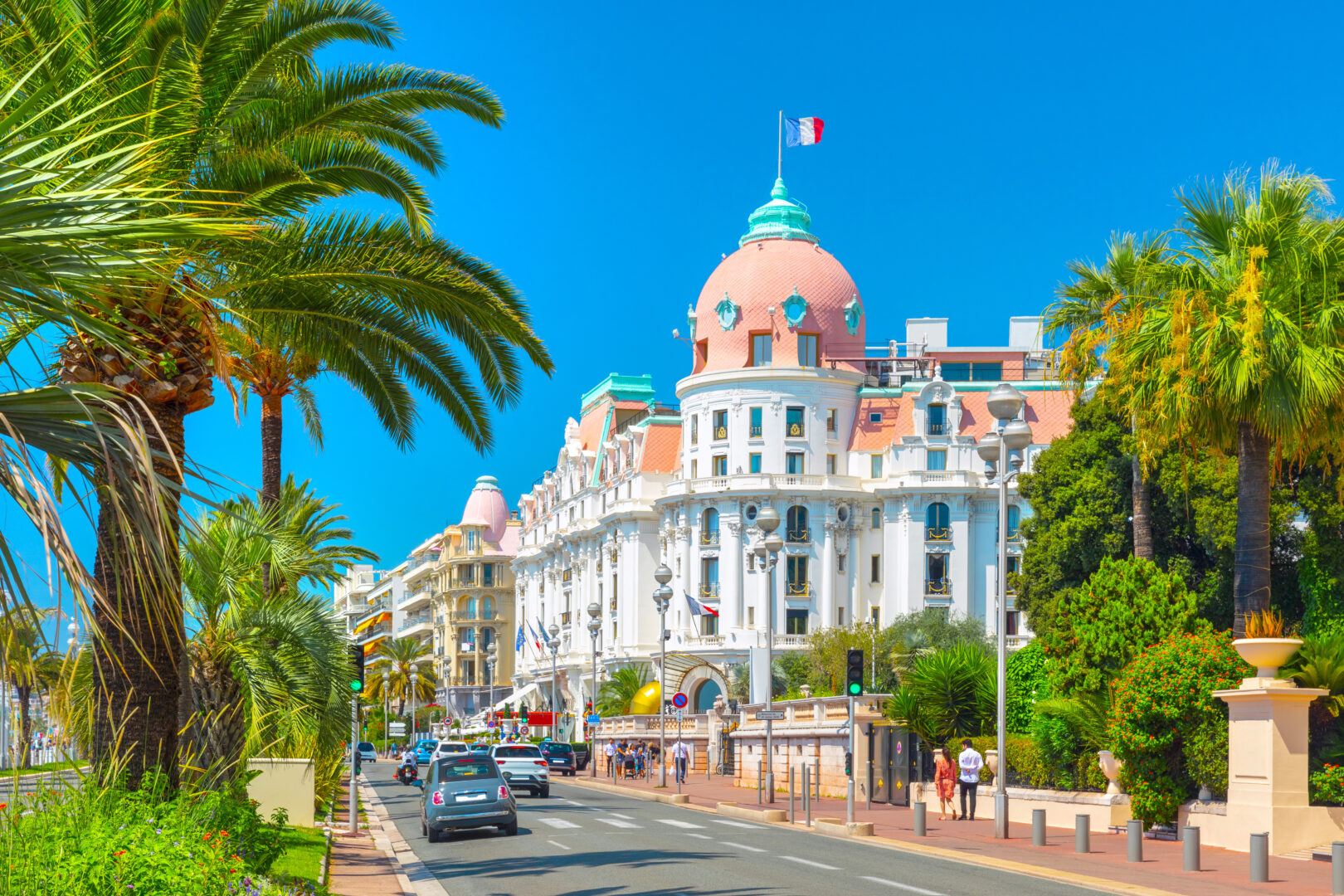 Promenade des Anglais à Nice, Côte d'Azur, France