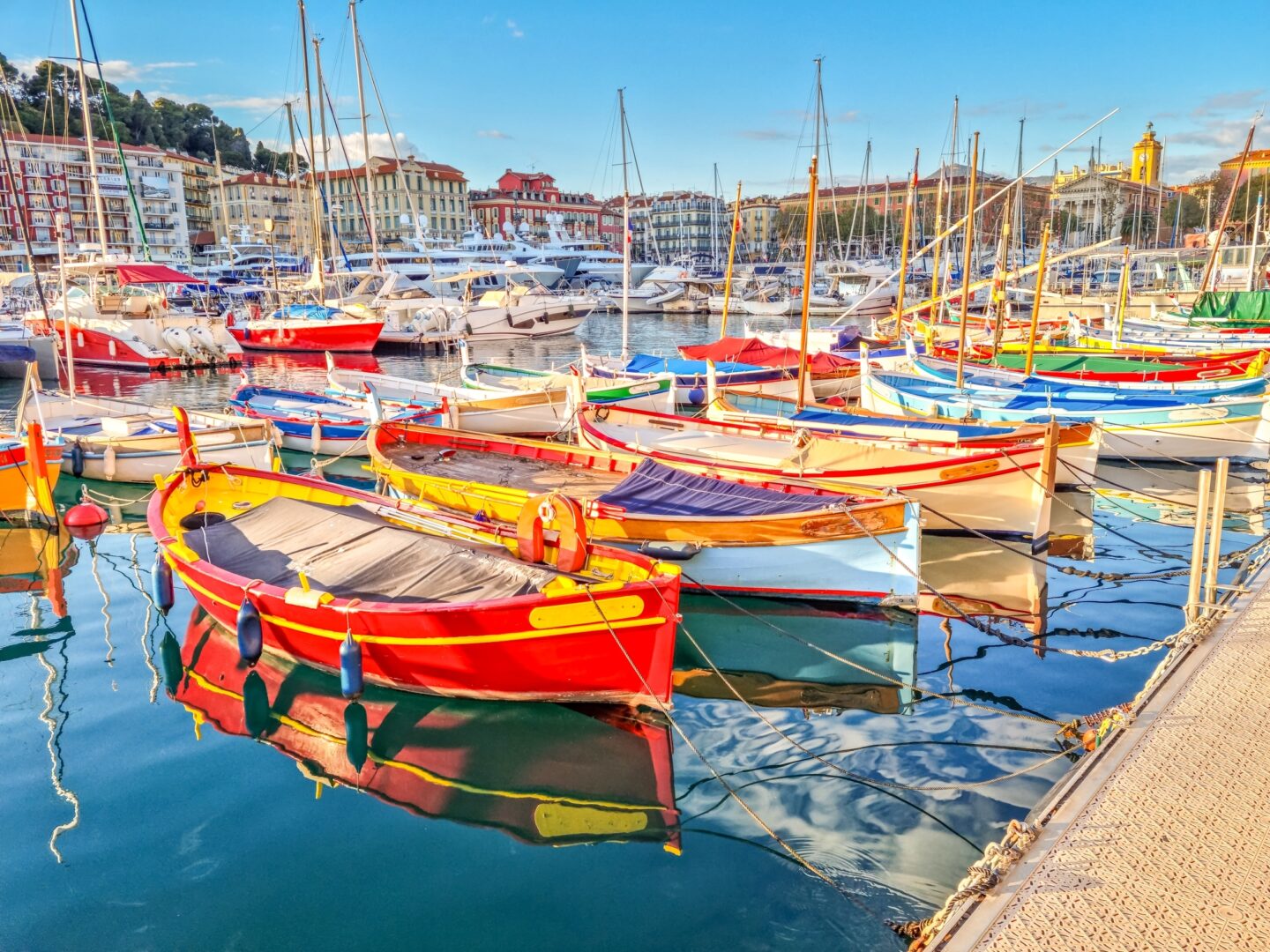 Port de Nice, sur la Côte d’Azur